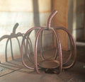 Bronze Pumpkin Tealight Holder