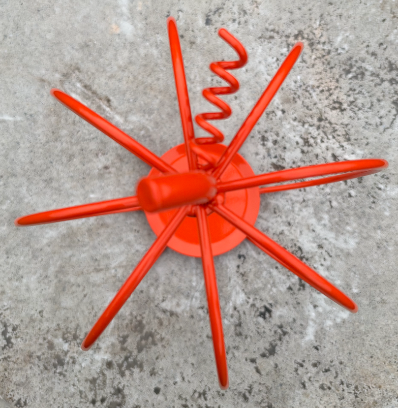Orange Metal Pumpkin Candleholder