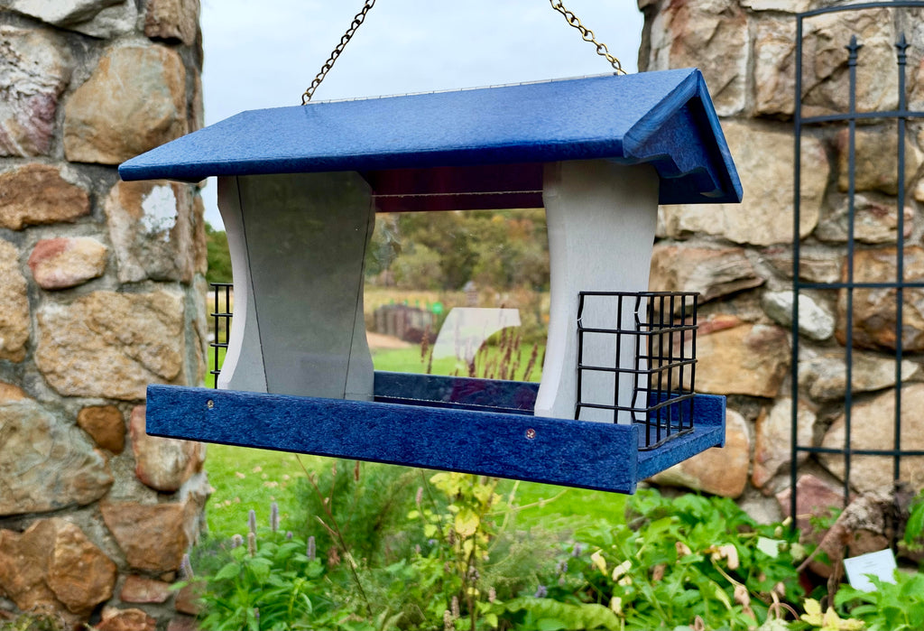 Flyby Bird Feeder with Suet Cradles