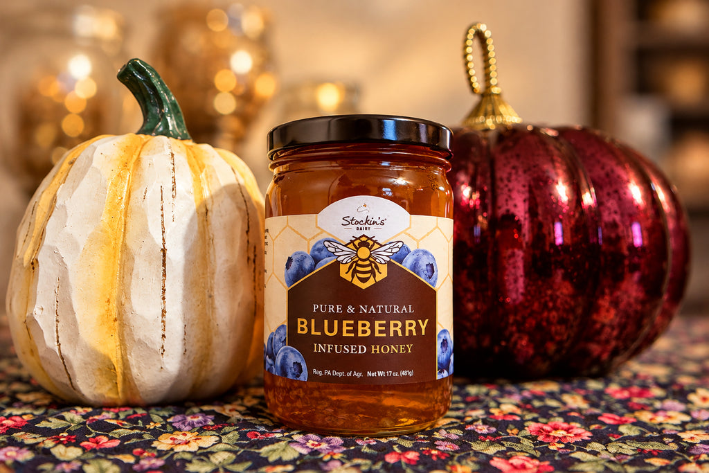 Stockin's Refined Blueberry Infused Honey