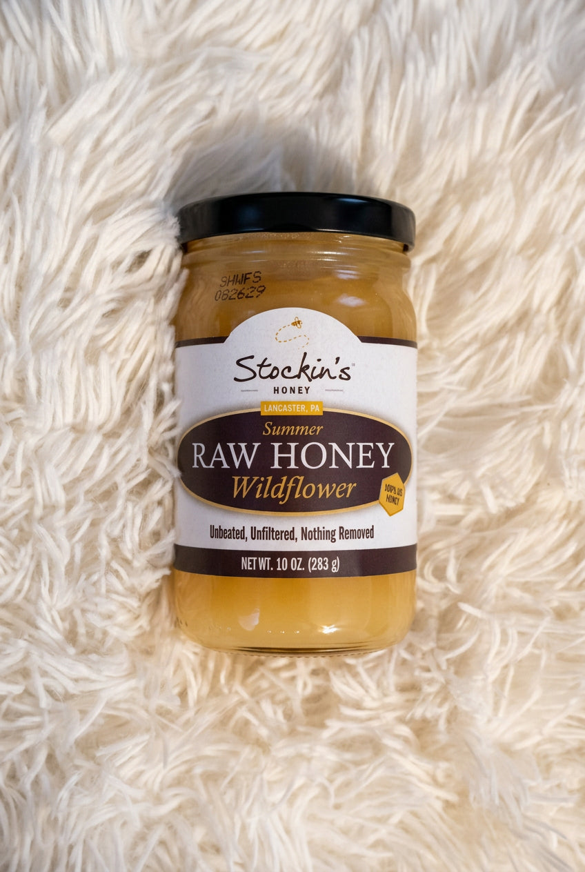 Stockin's Raw Wildflower Honey